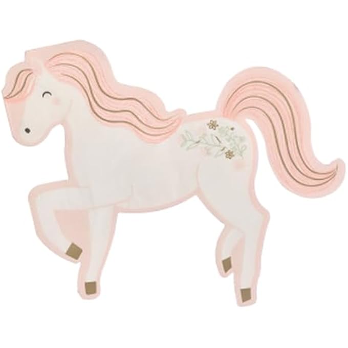 PRINCESS UNICORN PAPER PARTY NAPKINS - Image 1